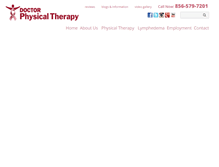 Tablet Screenshot of doctorphysicaltherapy.net